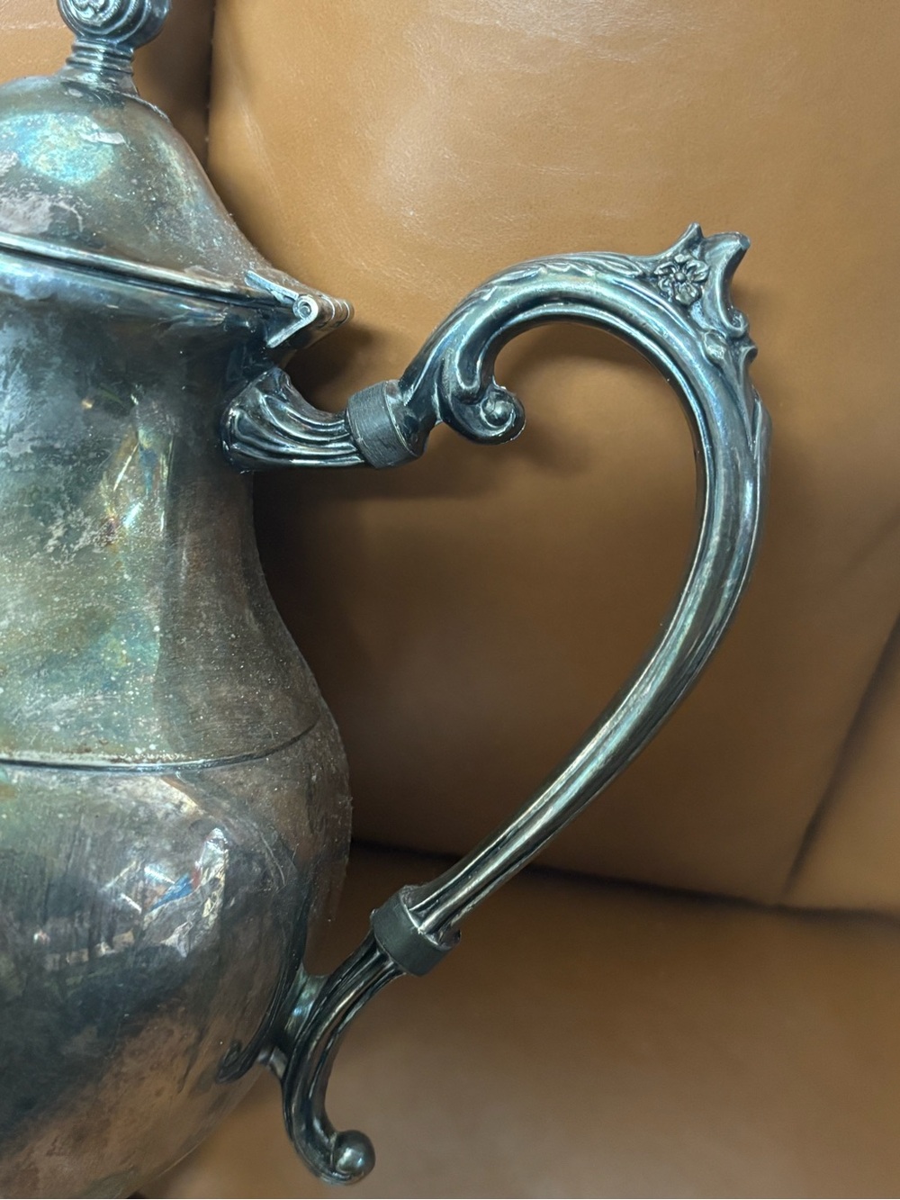 F.B Rogers 1883 Silver Coffee/Tea Pot - Patina - Picture 7 of 7